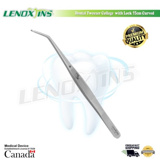 Dental College Forceps with Lock 15cm Cvd