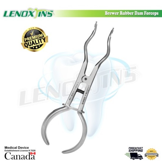 Brewer Rubber Dam Forceps