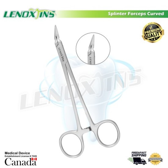 Splinter Forceps Curved