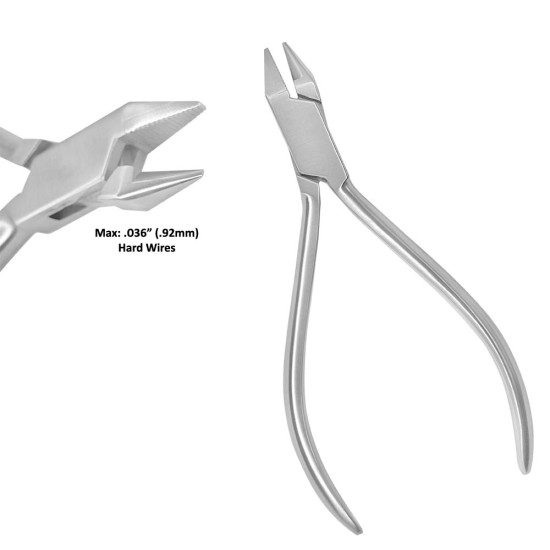 Lab Bird beak Pliers Serrated Tip 14cm