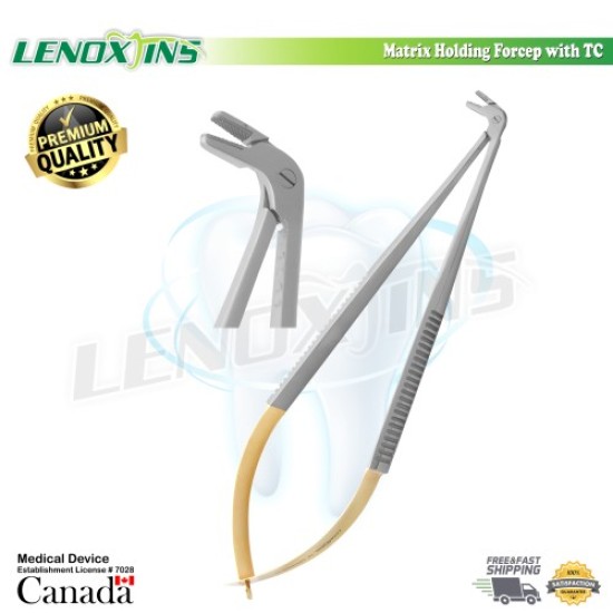 Matrix Band Holding Forceps, Sectional Hold Matrix Inserting Forceps With TC