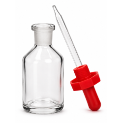BOTTLE - DROPPER POLYSTOP CAP, 4 OZ. (EMPTY)