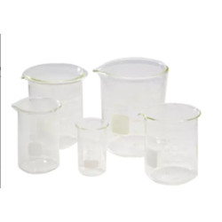 BEAKER & LID, GLASS, 600 ML