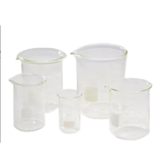 BEAKER & LID, GLASS, 600 ML