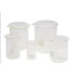 BEAKER & LID, GLASS, 600 ML