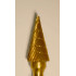 	Buffalo Dental Gold Cap 1/2" Cone (B1/2) TNT-Coated Dual Cut Regular HP Carbide Bur