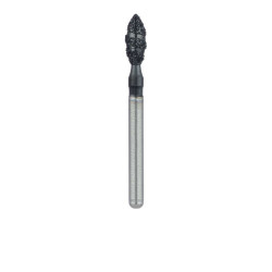 B830-023-FG DIAMOND, BLACK COBRA, SUPER COARSE GRIT, POINTED FOOTBALL, 2.3MM FG