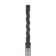 B837L-012-FG Black Cobra Diamond Bur, Super Coarse Grit, Long Flat End Cylinder, 1.2mm, FG