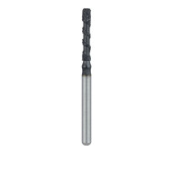 B837R-014-FG Black Cobra Diamond Bur, Super Coarse Grit, Round Edge Cylinder, 1.4mm, FG
