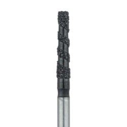Black Cobra Diamond Bur, Super Coarse Grit, Flat end taper, 1.8mm, FG