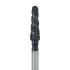 B855-021-FG Black Cobra Diamond Bur, Super Coarse Grit, Round end taper, 2.1mm, FG