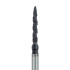 Black Cobra Diamond Bur, Super Coarse Grit, Flame, 1.2mm, FG