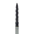 Black Cobra Diamond Bur, Super Coarse Grit, Flame, 1.4mm, FG
