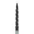 Black Cobra Diamond Bur, Super Coarse Grit, Thin Flame, 1.4mm, FG