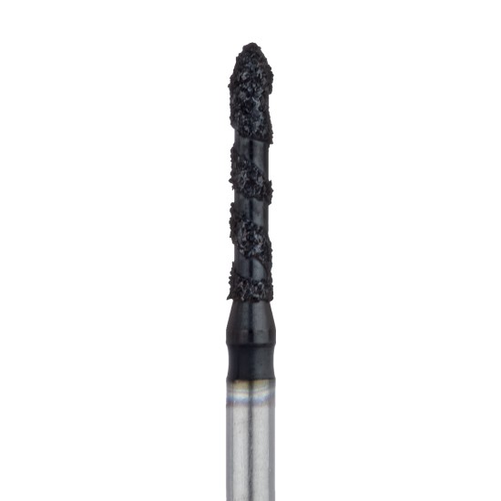 Black Cobra Diamond Bur, Super Coarse Grit, Long Torpedo, 1.4mm, FG