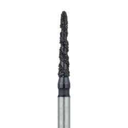 Black Cobra Diamond Bur, Super Coarse Grit, Modified Chamfer, 1.4mm, FG