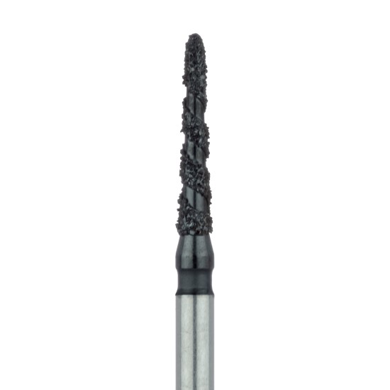 Black Cobra Diamond Bur, Super Coarse Grit, Modified Chamfer, 1.4mm, FG