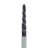 Black Cobra Diamond Bur, Super Coarse Grit, Modified Chamfer, 1.6mm, FG