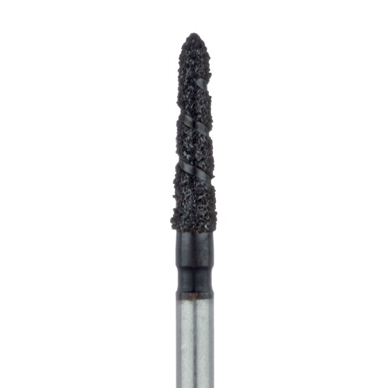 Black Cobra Diamond Bur, Super Coarse Grit, Modified Chamfer, 1.8mm, FG