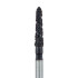 Black Cobra Diamond Bur, Super Coarse Grit, Modified Chamfer, 1.8mm, FG