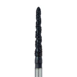 Black Cobra Diamond Bur, Long Modified Chamfer, 1.6mm, FG