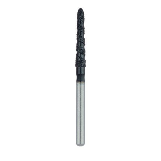 Black Cobra Diamond Bur, Long Modified Chamfer, 1.8mm, FG