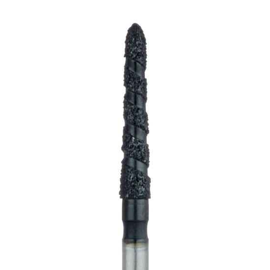 Black Cobra Diamond Bur, Long Modified Chamfer, 1.8mm, FG