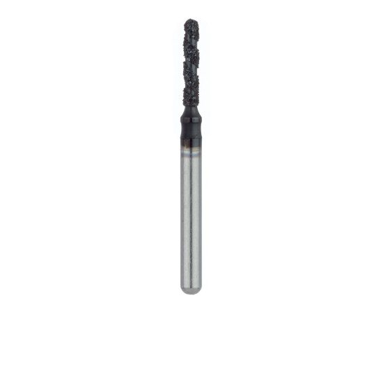 Black Cobra Diamond Bur, Round End Cylinder, 1.2mm, FG