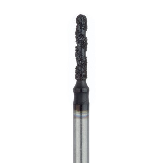 Black Cobra Diamond Bur, Round End Cylinder, 1.2mm, FG