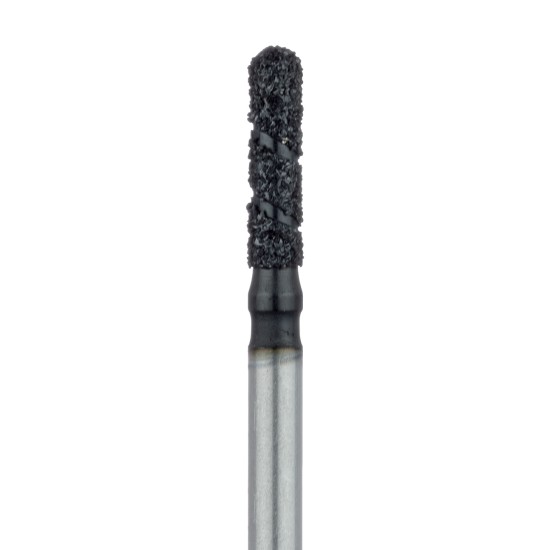 Black Cobra Diamond Bur, Round End Cylinder, 1.6mm, FG