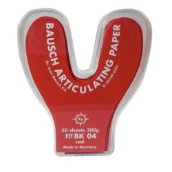 Articulating Paper Horseshoe Shape 50 sheets red 200 µ