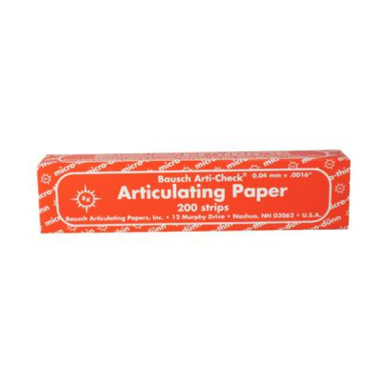 Arti-Fol II Articulating Film BK-1028 Black / Red Double Sided Refill Roll
