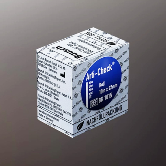 Articulating Paper/rolls 22 mm wide REFILL 10 meter blue  40 µ