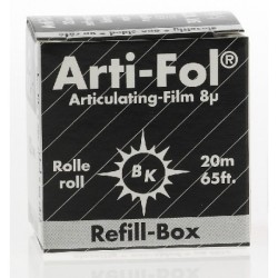 Arti-Fol Plastic Refill 1-sided, 22 mm 20 meter black  8 µ
