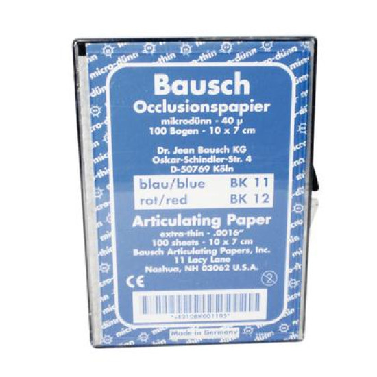 Articulating Paper/sheets 100 x 70 mm 100 sheets blue 40 µ
