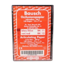 Articulating Paper/sheets 100 x 70 mm 100 sheets red  40 µ