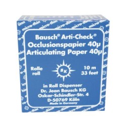 Articulating Paper/rolls 22 mm wide w/Dispenser 10 meter blue  40 µ