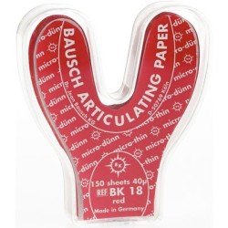 Articulating Paper Horseshoe 150 sheets red 40 µ