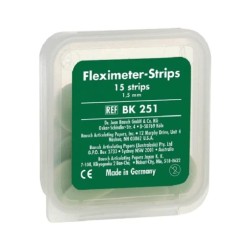 Fleximeter-Strips 1,5 mm 15 pieces green
