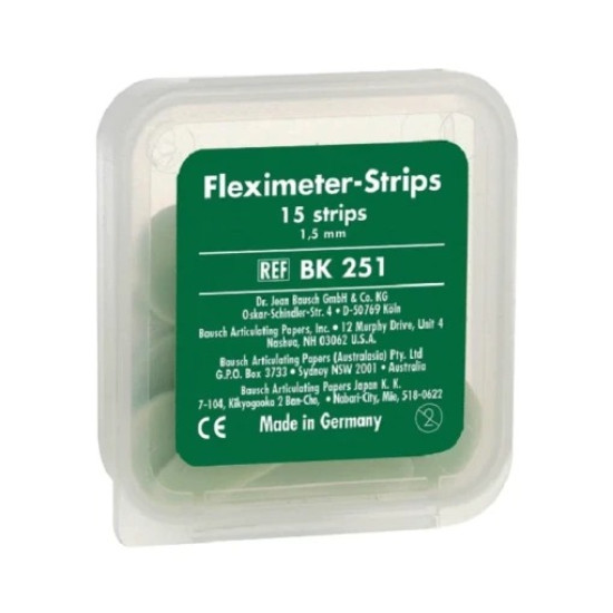 Fleximeter-Strips 1,5 mm 15 pieces green