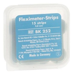 Fleximeter-Strips 2,0 mm 15 pieces blue