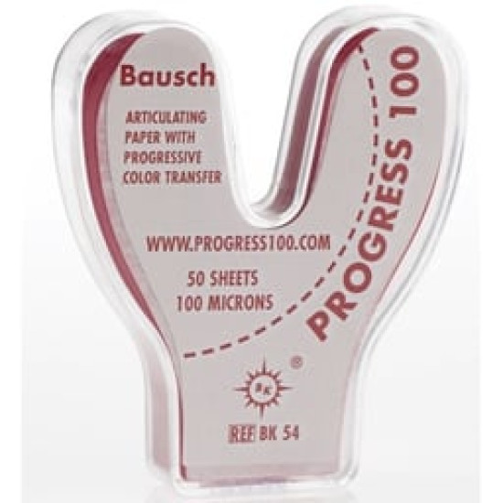 Articulating Paper Horseshoe Shape 50 sheets red  100 µ