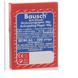 Articulating Paper Pre-Cut  200 strips blue/red  40 µ