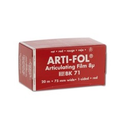Arti-Fol Plastic in cardboard-box 1-sided, 75 mm 20 meter red 8 µ