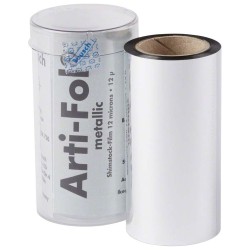 Arti-Fol Metallic extra wide roll 1-sided, 75 mm 20 meter black 12 µ