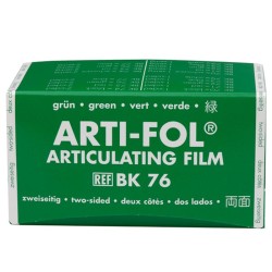 Arti-Fol Plastic in cardboard-box 2-sided, 75 mm 15 meter green 8 µ