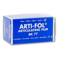 Arti-Fol Plastic in cardboard-box 2-sided, 75 mm 15 meter blue  8 µ