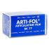 Arti-Fol Plastic in cardboard-box 2-sided, 75 mm 15 meter blue  8 µ