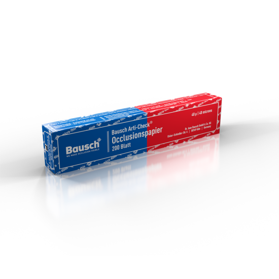 Articulating Paper/strips 104 x 20 mm 200 strips blue/red 40 µ