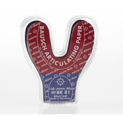 Articulating Paper Horseshoe 150 sheets blue/red 40 µ